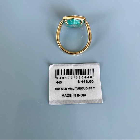 [SOLD] Kendra Scott Davis 18k Gold Vermeil Ring - Picture 3 of 4